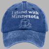 Unisex I Stand With Minnesota Ice Print Hat 3 Unisex I Stand With Minnesota Ice Print Hat 2