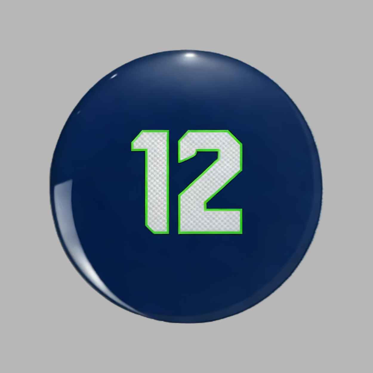 Unisex Seahawks 12 Rugby Button 2 Unisex Seahawks 12 Rugby Button 2