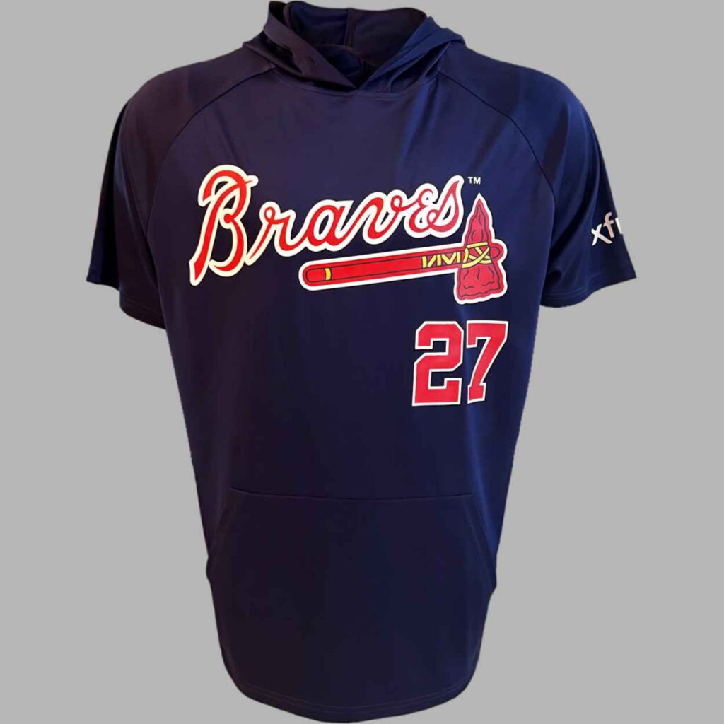 2026 Braves Austin Riley Short Sleeve Hoodie Giveaway 2