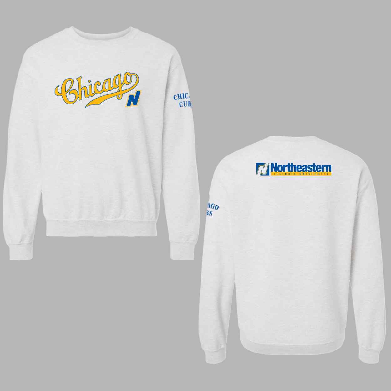 2026 Cubs Northeastern Illinois University Crewneck Giveaway 1 2026 Cubs Northeastern Illinois University Crewneck Giveaway 1