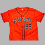 2026 Giveaway Astros Hunter Brown Orange Jersey
