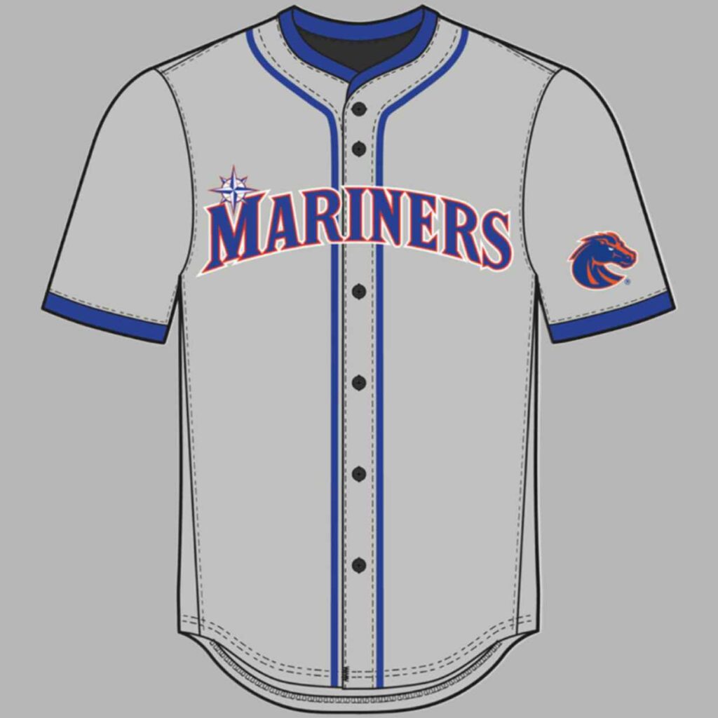 2026 Giveaway Mariners Boise State Jersey 1
