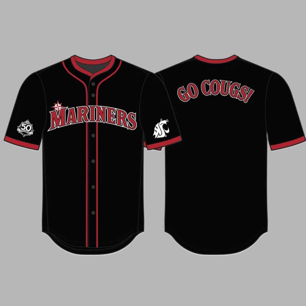 2026 Giveaway Mariners WSU Jersey 2