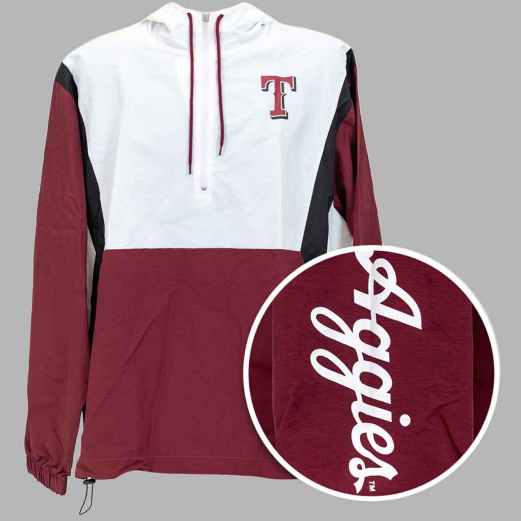 2026 Giveaway Rangers Texas AM Windbreaker Jacket 2