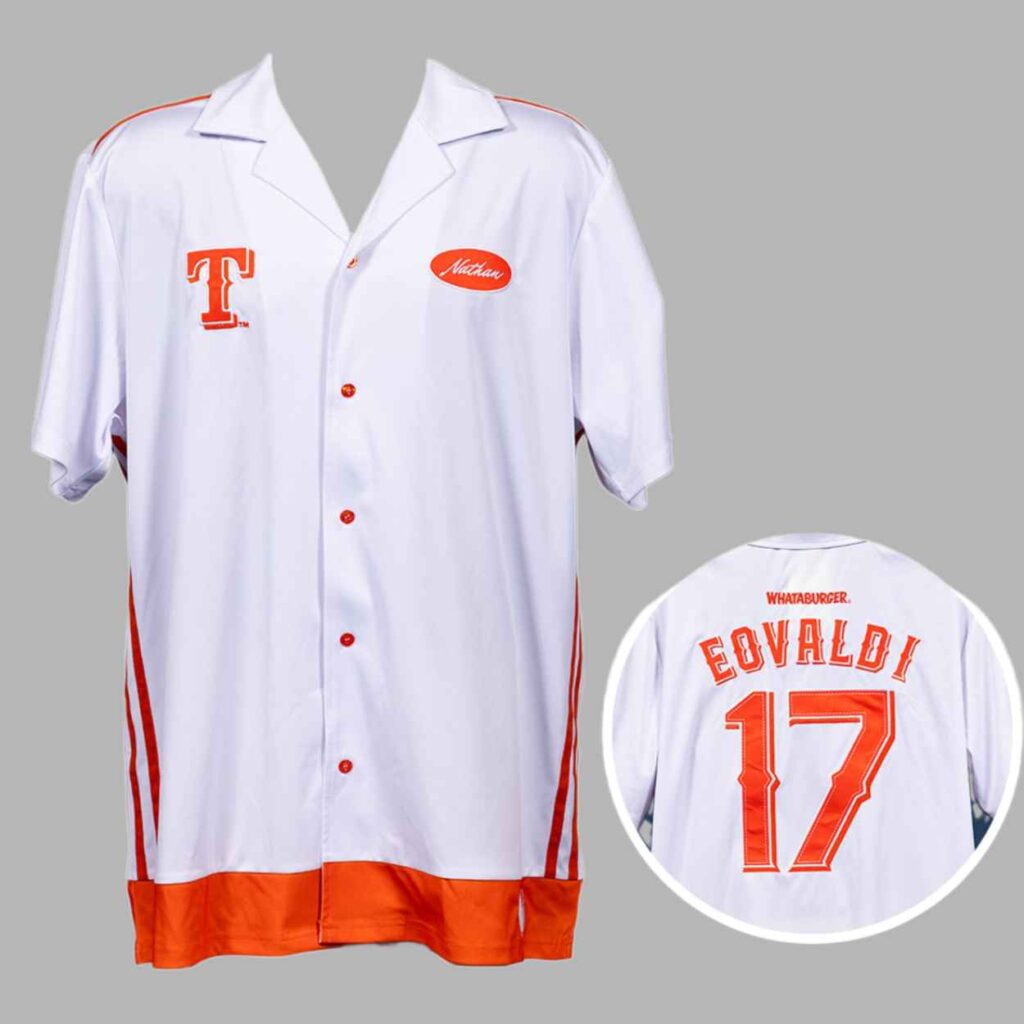 2026 Giveaway Rangers Whataburger Hawaiian Shirt 2