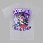 2026 Giveaway Rockies Hunter Goodman T-shirt