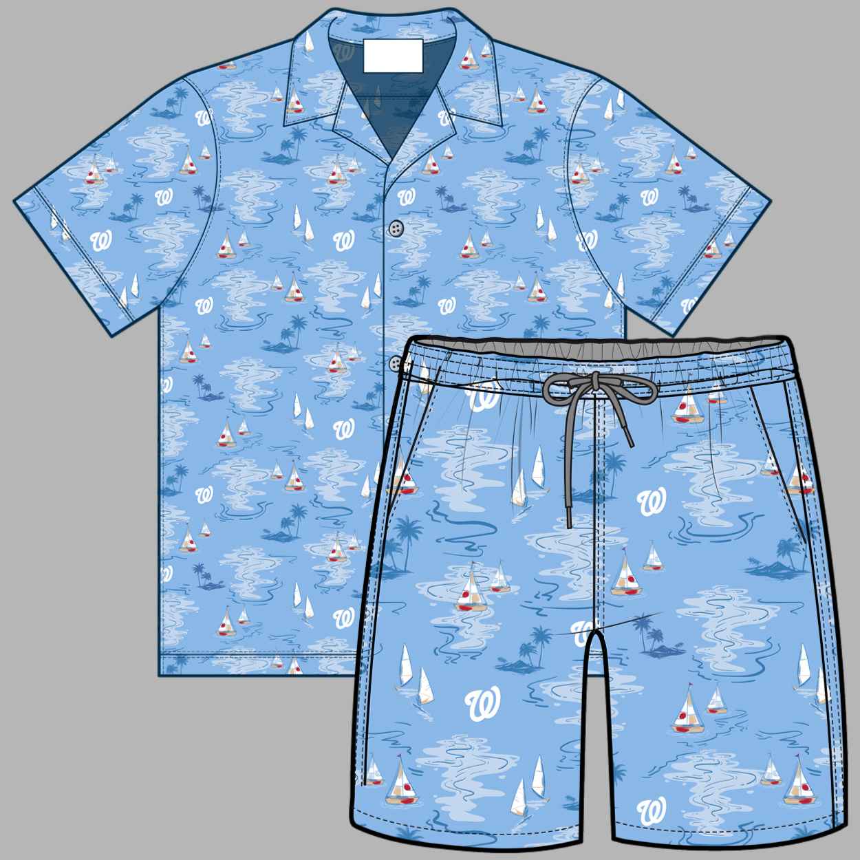 2026 Nationals Hawaiian Shirt & Shorts Set Giveaway 1 2026 Nationals Hawaiian Shirt Shorts Set Giveaway 1