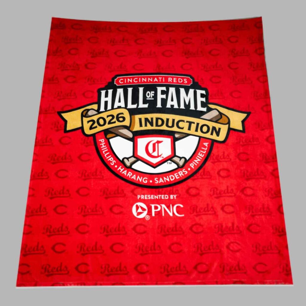 2026 Reds Reds Hall of Fame Induction Fleece Blanket Giveaway 2