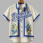 2026 Royals Here Comes the Bloom Hawaiian Shirt Giveaway