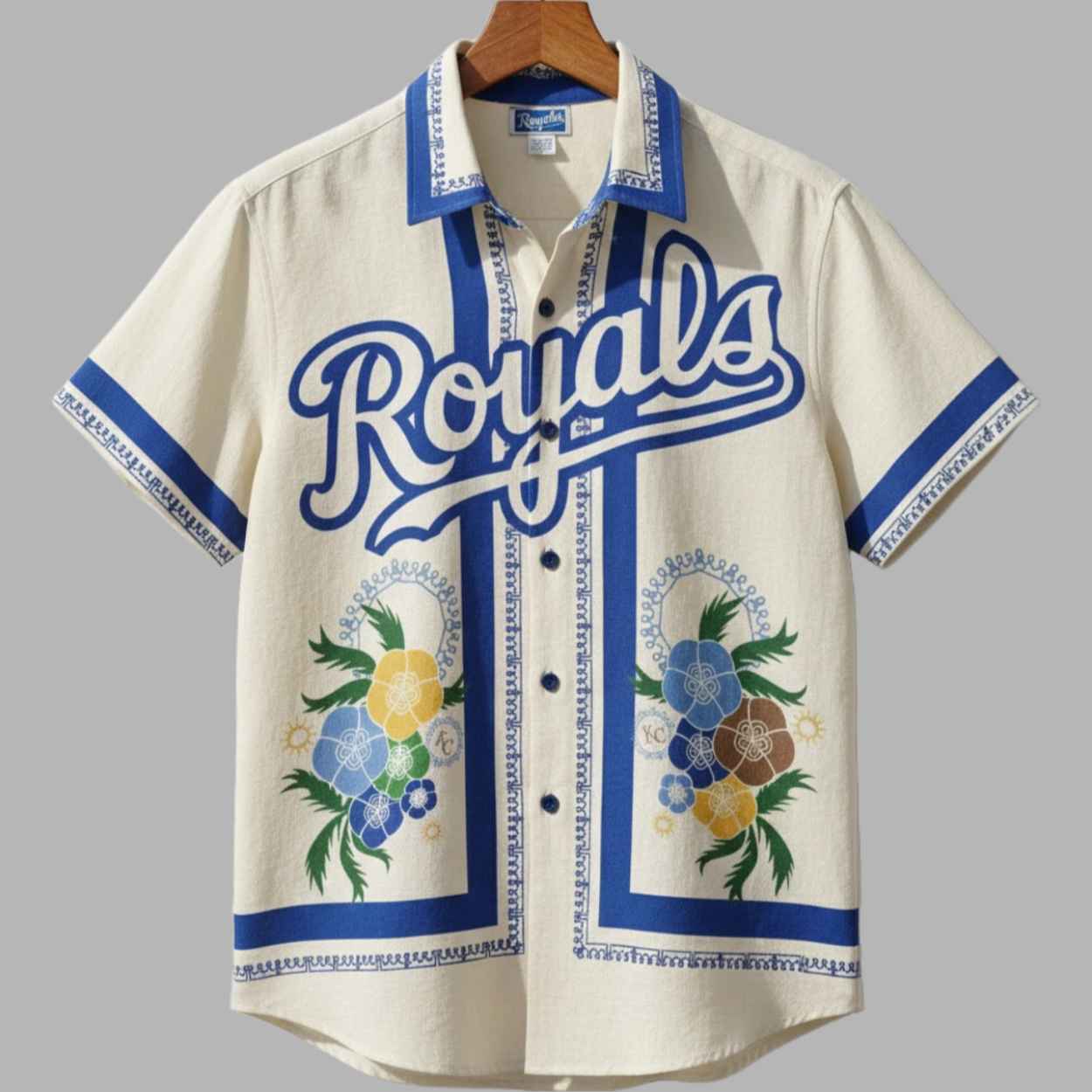 2026 Royals Here Comes the Bloom Hawaiian Shirt Giveaway 1 2026 Royals Here Comes the Bloom Hawaiian Shirt Giveaway 1