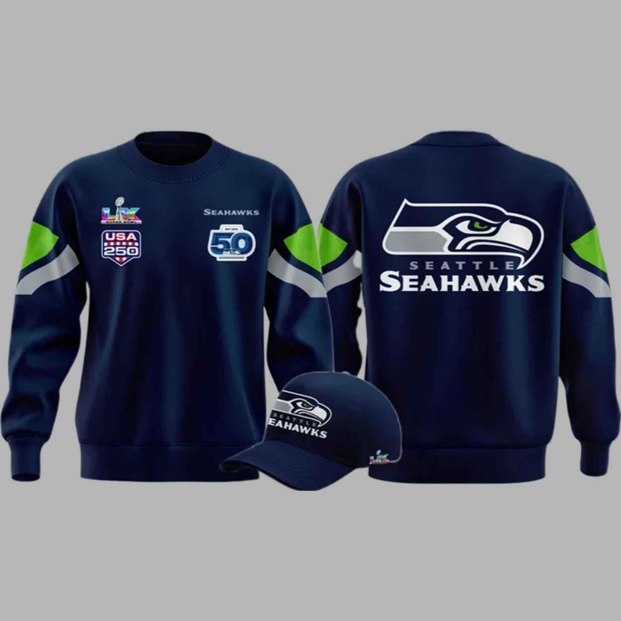 2026 Seattle Seahawks S Bowl LX Hoodie 2 2026 Seattle Seahawks S Bowl LX Hoodie 2