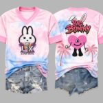 Bad Bunny SB LX Puerto Rico Print T-shirt