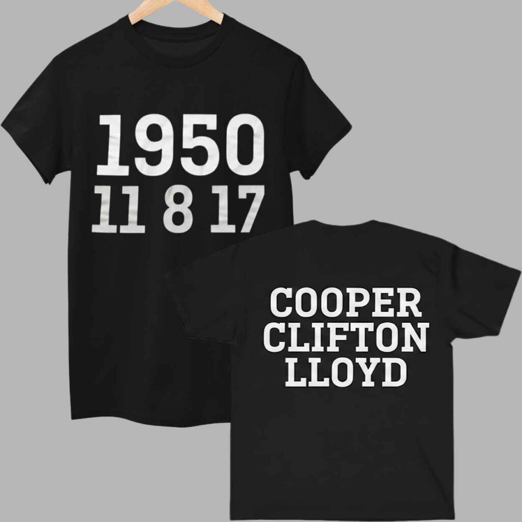 Chuck Cooper Nat Clifton Earl Lloyd 11 8 17 Shirt 1