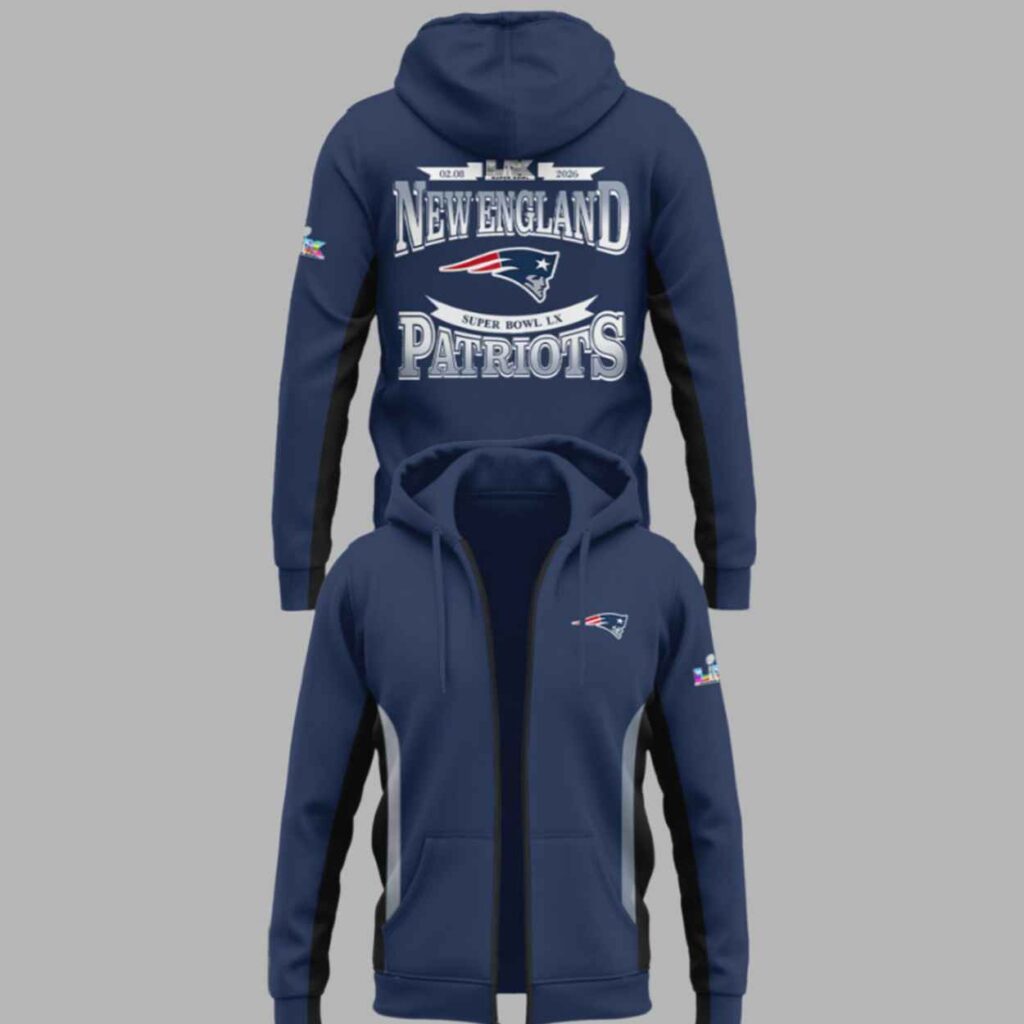 NE Patriots SBLX Zip Hoodie 1 NE Patriots SBLX Zip Hoodie 1