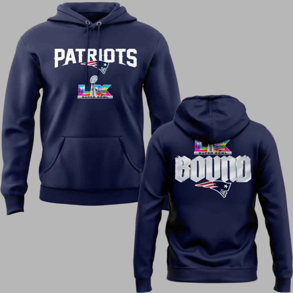 New England Patriots 2026 Bowl LX Hoodie 2