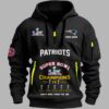 Patriots 7x Bowl Champions Half-Zip Hoodie 5 Patriots 7x Bowl Champions Half Zip Hoodie 1