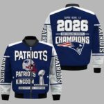 Patriots Bowl LX 2026 Champions Bomber Jacket