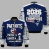 Patriots Bowl LX 2026 Champions Bomber Jacket 2