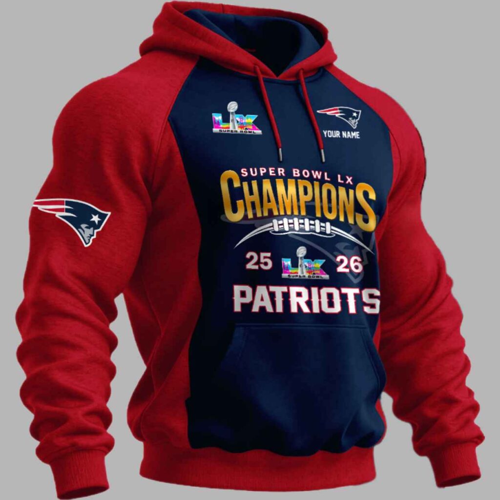 Patriots SB LX 25 26 Hoodie 2 Patriots SB LX 25 26 Hoodie 2