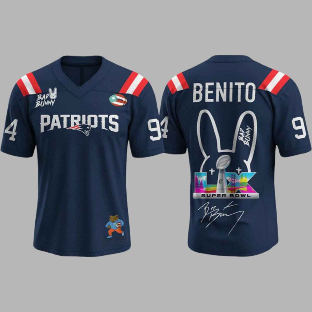 Patriots x Bad Bunny SB LX The Halftime Show Special Edition Jersey 2 Patriots x Bad Bunny SB LX The Halftime Show Special Edition Jersey 2