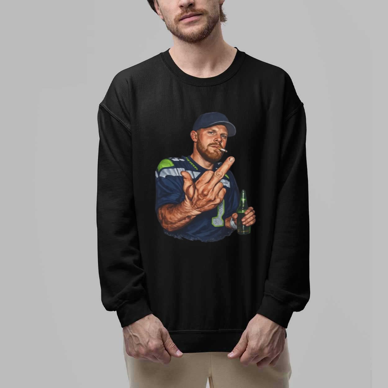 Sam Darnold Middle Finger Shirt 5 Sam Darnold Middle Finger Shirt 3