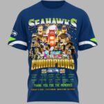 Seahawks Bowl Champions 25-26 T-Shirt