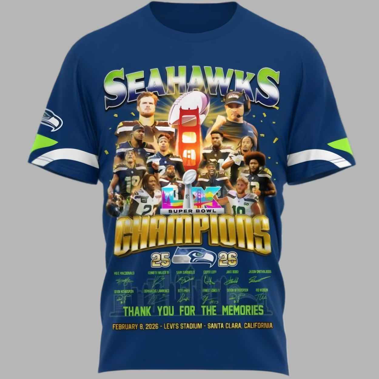 Seahawks Bowl Champions 25-26 T-Shirt 1 Seahawks Bowl Champions 25 26 T Shirt 1
