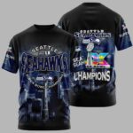 Seahawks S Bowl LX T-shirt