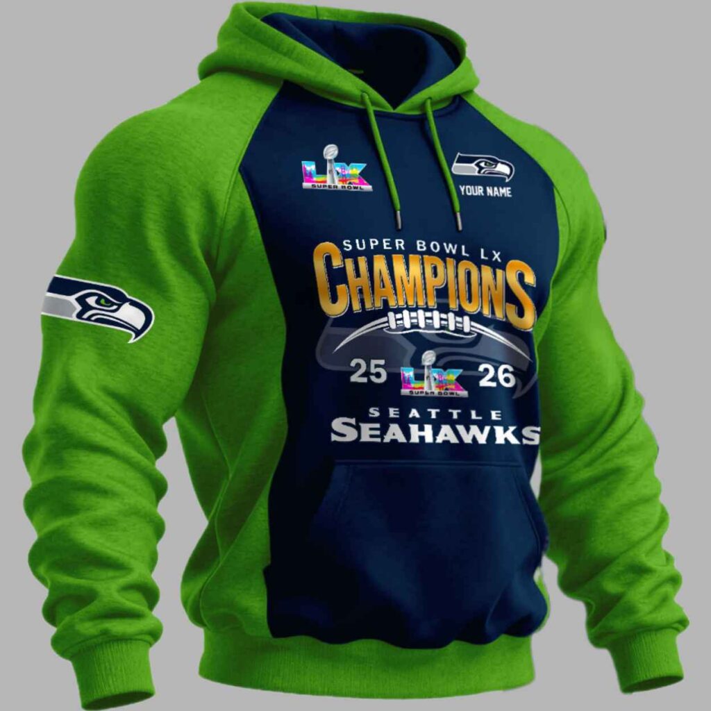 Seahawks SB LX 25 26 Hoodie 2 Seahawks SB LX 25 26 Hoodie 2