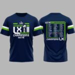 Seahawks SB LX Champions Roster Shirt