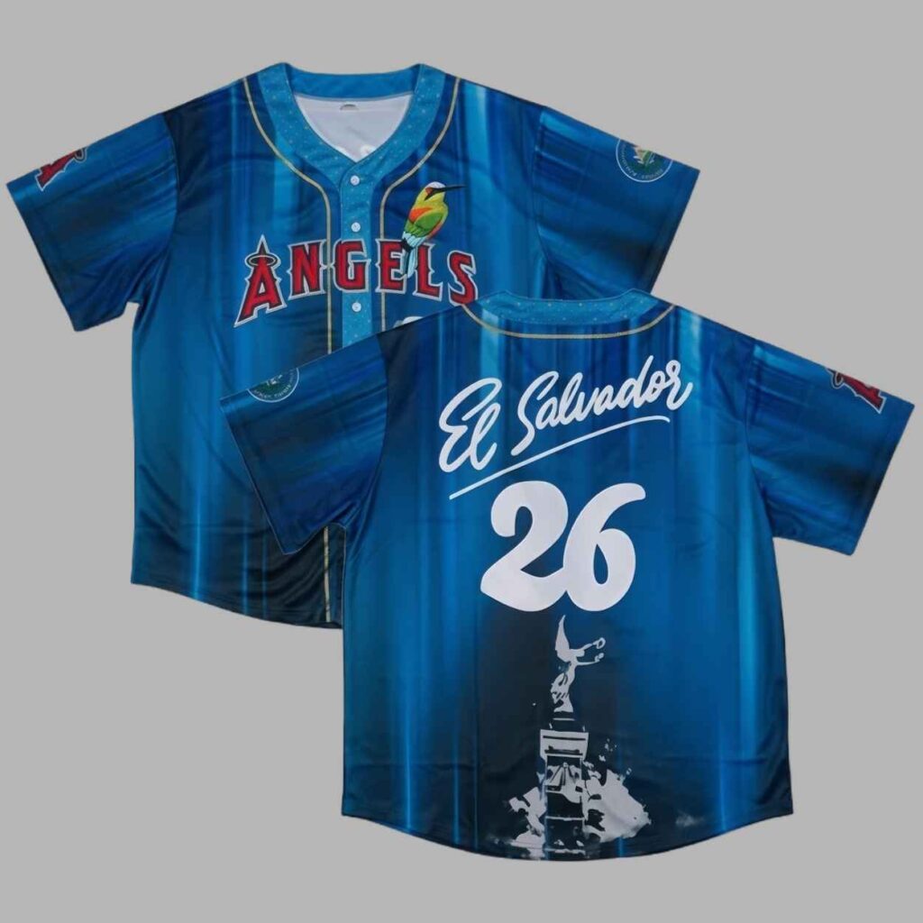 2026 Angels Salvadoran Heritage Day Jersey Giveaway 2