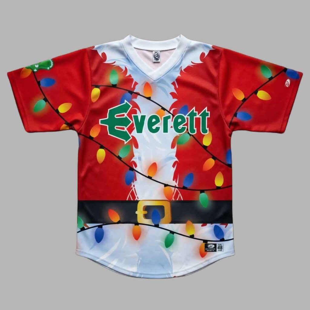 2026 Everett AquaSox Christmas In July Jersey Giveaway 2