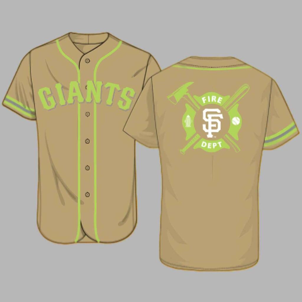 2026 Giants Firefighter Appreciation Night Jersey 2