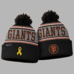 2026 Giants Pediatric Cancer Awareness Knit Hat