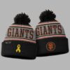 2026 Giants Pediatric Cancer Awareness Knit Hat 2