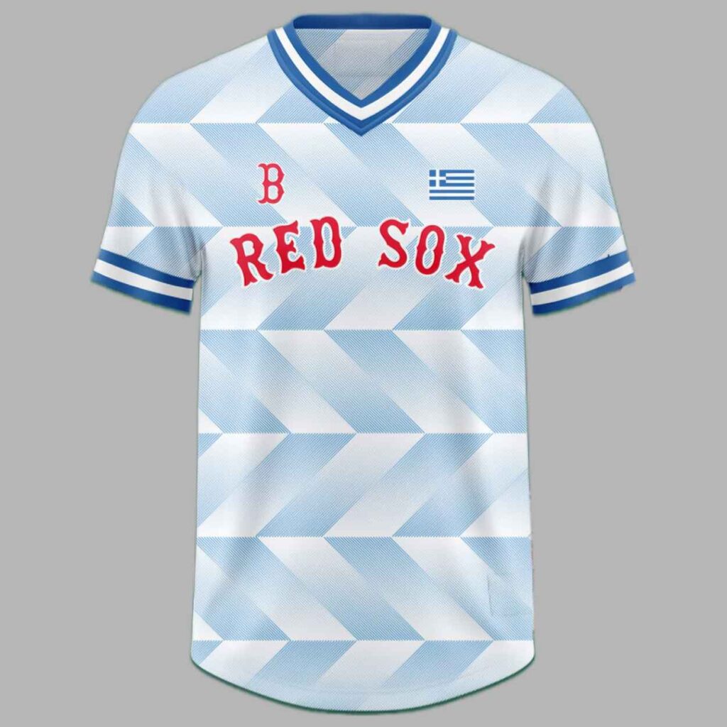 2026 Red Sox Greek American Celebration Jersey Giveaway 1