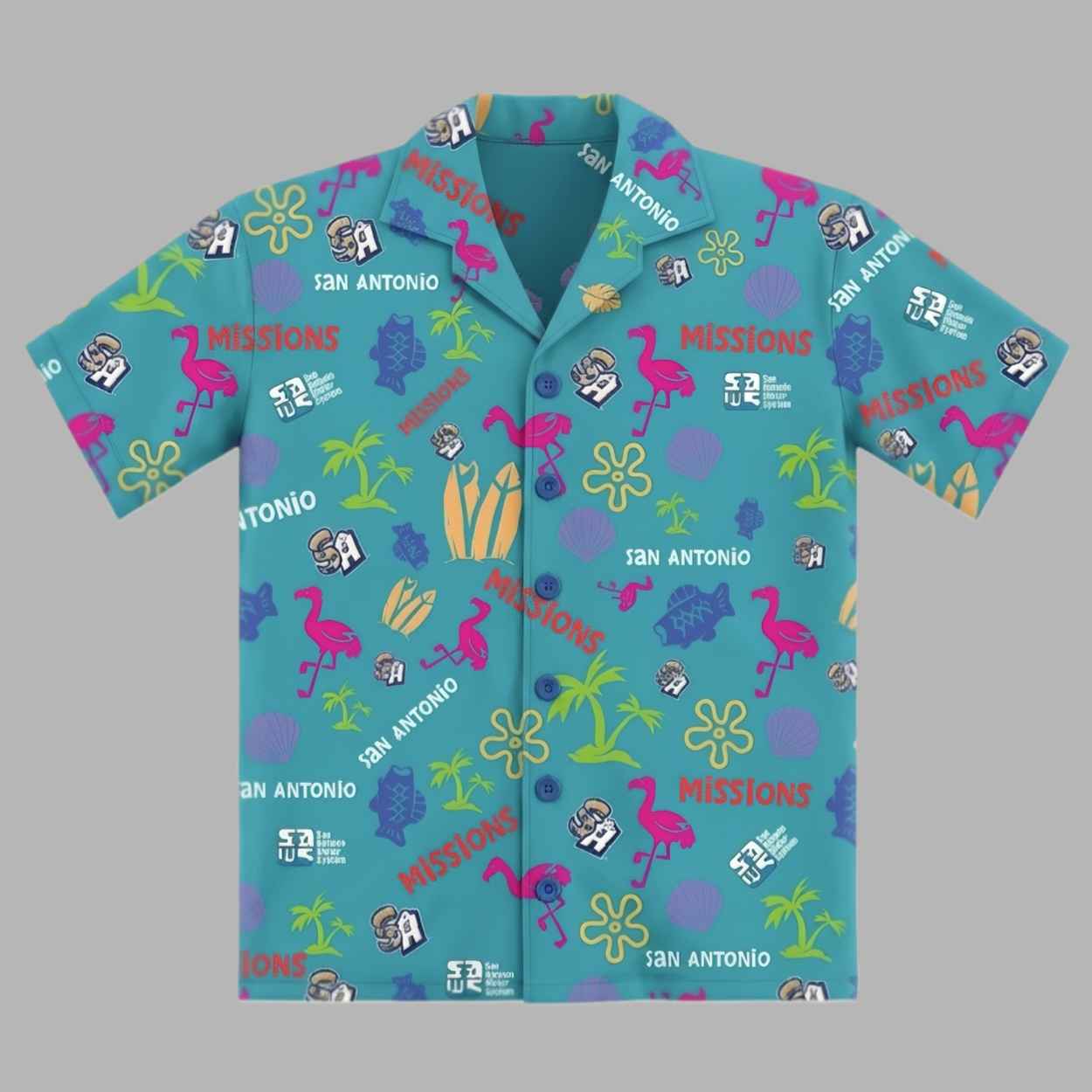 2026 San Antonio Missions Hawaiian Shirt Giveaway 1 2026 San Antonio Missions Hawaiian Shirt Giveaway 1