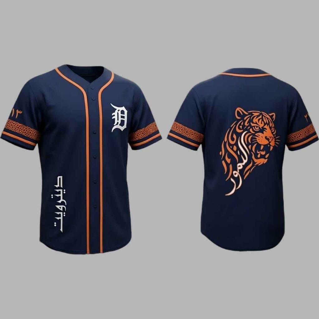 2026 Tigers Middle Eastern North African MENA Heritage Jersey Giveaway 2