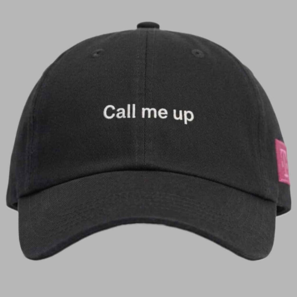 Call Me Up T Mobile Baseball Hat 2 Call Me Up T Mobile Baseball Hat 2