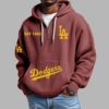 Dodgers EST 1883 2D Waffle Hoodie 2