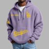 Dodgers EST 1883 2D Waffle Hoodie 3
