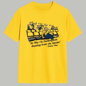 Yaxel Lendeborg Dusty May No Way I'm Ducking And Running From The Smoke Shirt 1
