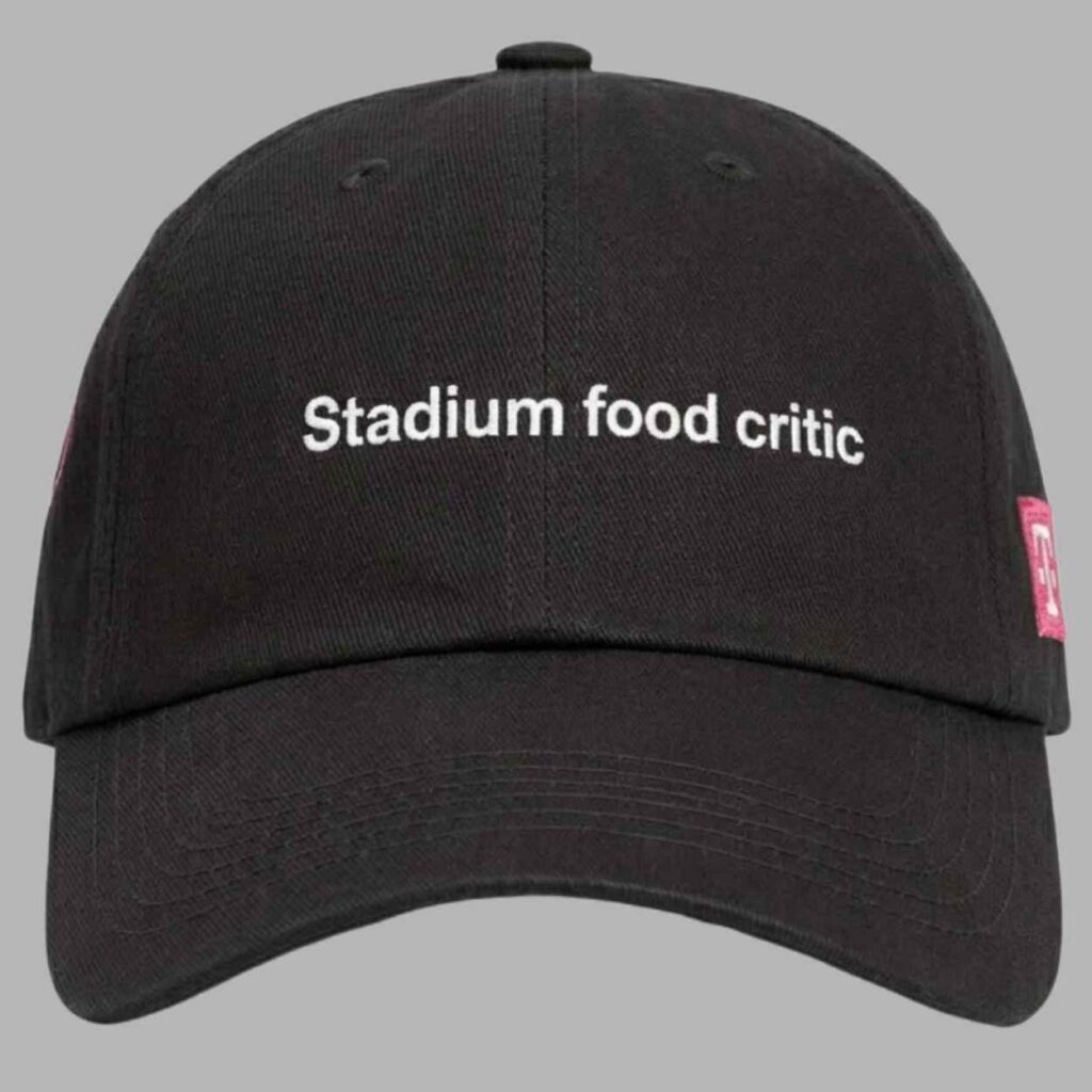 Stadium Food Critic T Mobile Baseball Hat 2 Stadium Food Critic T Mobile Baseball Hat 2