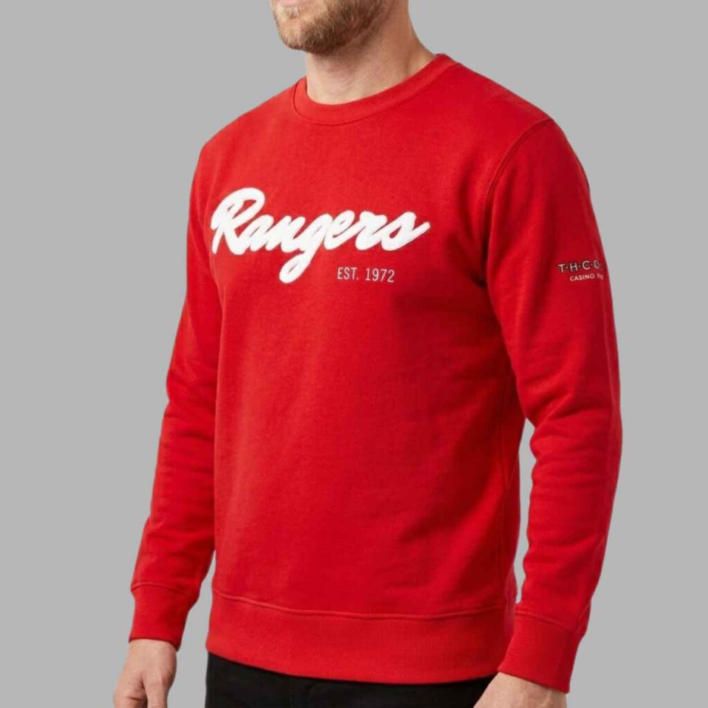 2026 Rangers Chenille Crewneck Giveaway 2 2026 Rangers Chenille Crewneck Giveaway 2