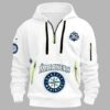 Mariners 50 Seasons Quarter Zip Hoodie 5 Mariners 50 Seasons Quarter Zip Hoodie 1