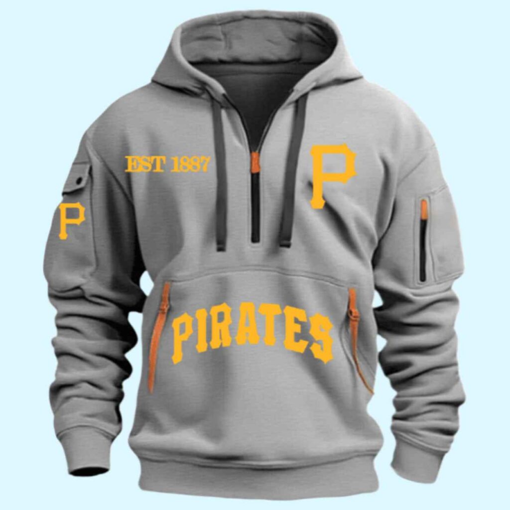 Pirates EST 1887 Quarter Zip Hoodie 3