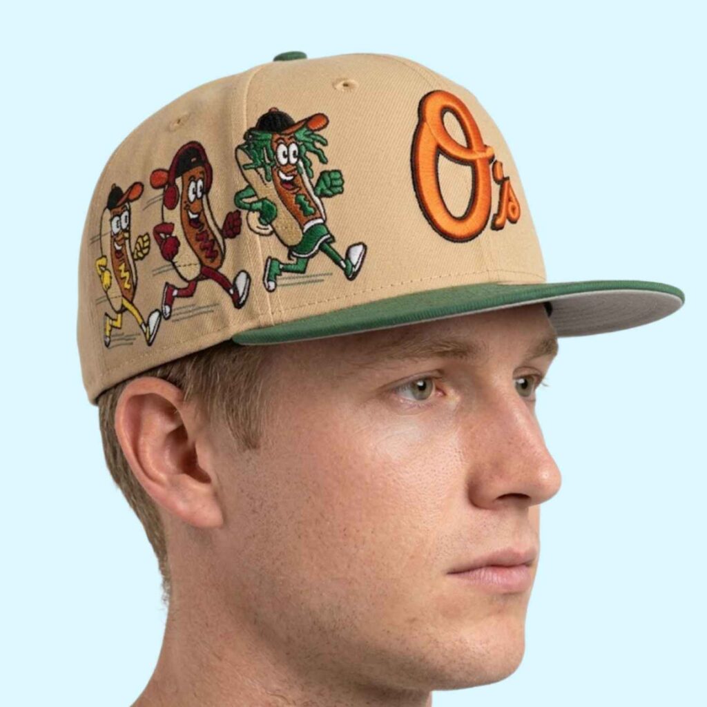 2026 Baltimore Orioles Hot Dog Race Hat 3