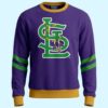 2026 Cardinals Halfway to Mardi Gras Sweatshirt Giveaway 1
