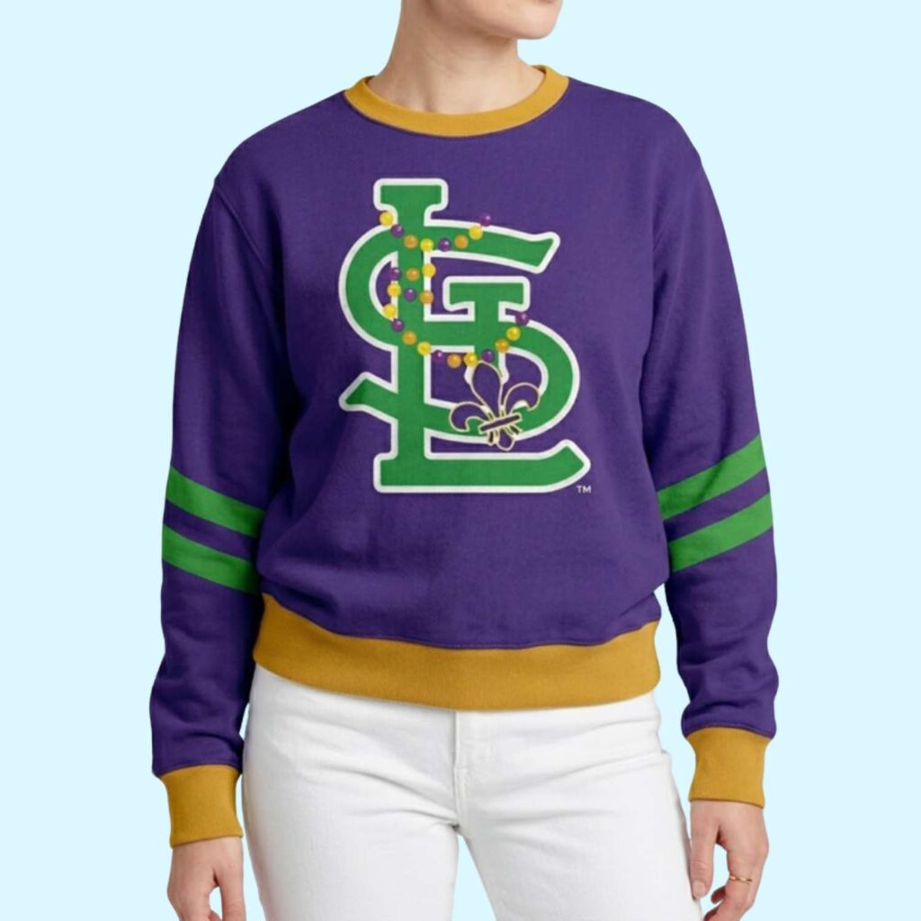 2026 Cardinals Halfway to Mardi Gras Sweatshirt Giveaway 2