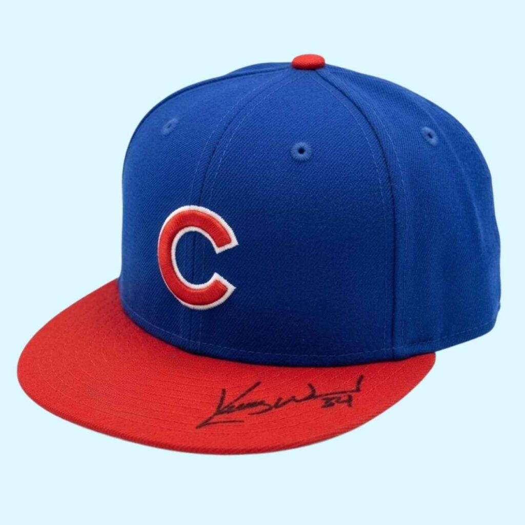 2026 Cubs Kerry Wood Signature Hat 2